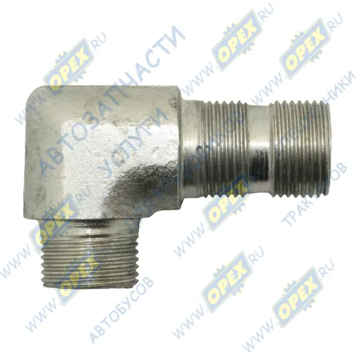 40-3405061-А Фитинг Угольник Рнаруж=М20х1,5 Р=15/М20х1,5 Р=30 L=40х60 поворотный БЗТДИА3