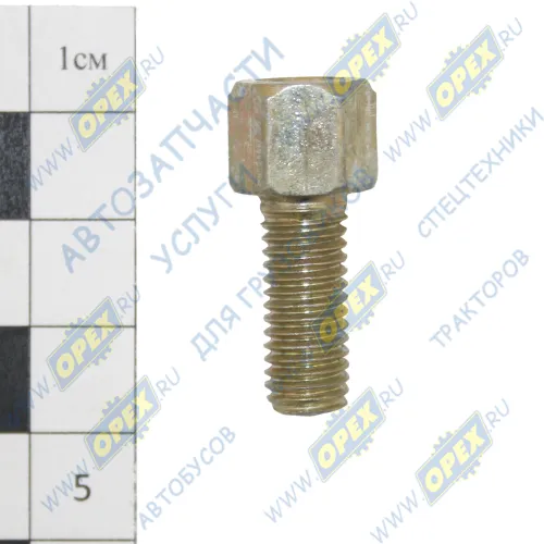 320-1108027 Болт-штуцер М8х20х1,25 Р=15 К=12/13 полый, с/и регулировочный БЗТДИА1