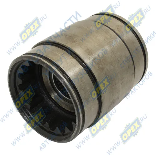 72-1802062-А2 Втулка (сталь) внутр.шлиц, наружн. ф63х75 L=96 раздаточной коробки МТЗ БЗТДИА1