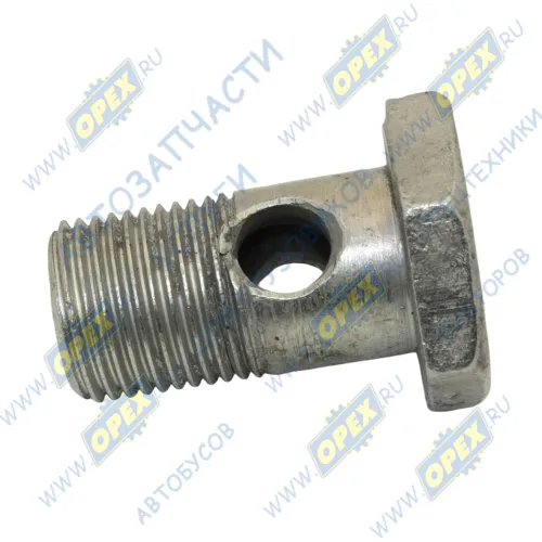 85-3407105-02 Болт-штуцер С/И G1/2” Р=38х1,814 Р=20 К=32 полый , 1отв.М10х1 ,1отв.ф9 БЗТДИА3