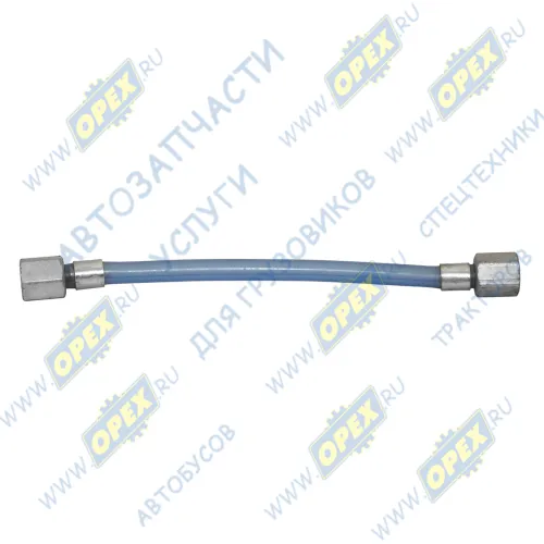 50-3407080 Трубка ПВХ ф8; L=190 Г=М12+К14/Г=М12+К14 гидроусилителя. БЗТДИА2