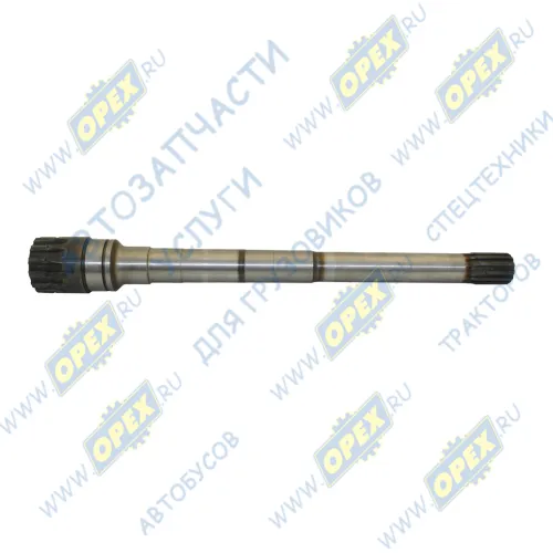 70-1721113-В Вал силовой передачи в корпусе сцепления на МТЗ,трактор Т-70 L=505 шлиц12/12 БЗТДИА1