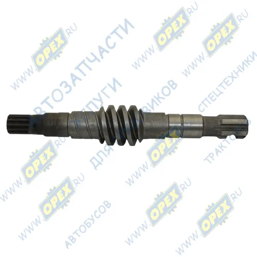 ф80-3406030 Червяк ф25/ф30 L=245 шлиц=6/12 БЗТДИА2