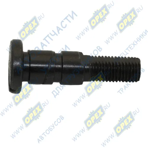 142-1601306 Ось (сталь) ф13х44; М10х1,25 Р=8 кругл.шляпка под шлицевую отвертку отжимного рычага БЗТДИА1