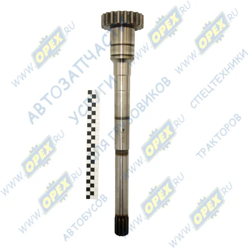 70-1721113-А Вал силовой передачи в корпусе сцепления на МТЗ L=520 шлиц12/20 БЗТДИА1