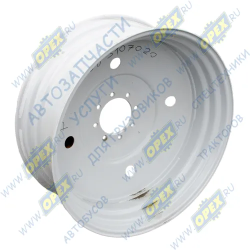 DW14L-38-3107020-01 Диск колеса (8отв.) ЕТ+125 задний МТЗ-50,80.82,100,892,952,1021,ЮМЗ под шину 15.5R38/ 16.9R38/ 480/70R38; (873.3107012) с козырьком (красные) БЗТДИА