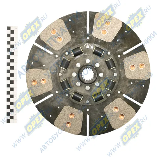 2022-1601130-А Диск ф340шлиц=16 h=30 сцеп.вед.МТЗ-2522; спец. металлокерамическая накладка БЗТДИА1