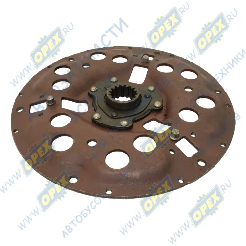 70-1601120-А Диск сцепления опорный ф400; ступица 16 шлиц.; Фшл=50х6 (кожух корзины) (Д-240) БЗТДИА1