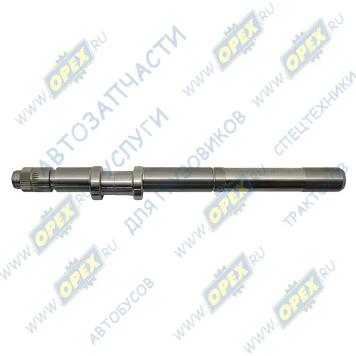 80-4202076 Вал управления фрикционными лентами ВОМ, L=240, шлицевой, с/и. БЗТДИА2