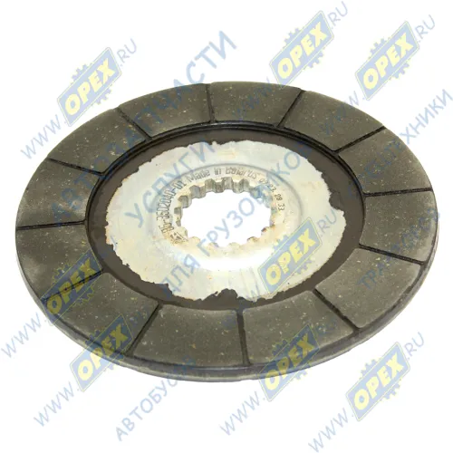 587.85-3502040-01 Диск тормозной D=205 16 шлицов, МТЗ; клееный,оцин.каркас БЗТДИА