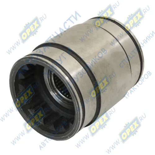 72-1802062-А1 Втулка (сталь) внутр.шлиц, наружн. ф63х75 L=96 раздаточной коробки МТЗ БЗТДИА