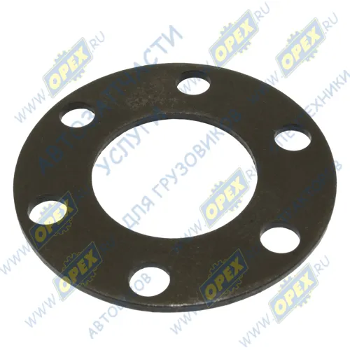 80-4202081-А Пластина (сталь) ф50х100х4, 6отв. ф11 круглая БЗТДИА1