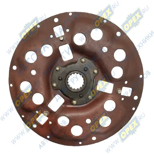 70-1601120-А Диск сцепления опорный ф400; ступица 16 шлиц.; Фшл=50х6 (кожух корзины) (Д-240) БЗТДИА3