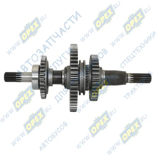 220-1701190 Вал выходной (21-31) ф30,L=360 c шестер.и подш.в сб. БЗТДИА2