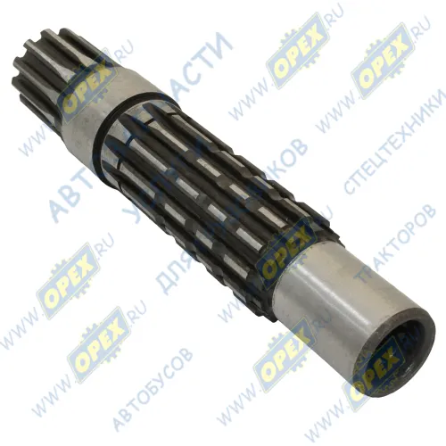 320-1701222 Вал привода ВОМ L=200,проходной,нар.шлиц 12/12,внутр.шлиц=12 БЗТДИА1