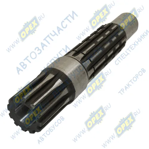 320-1701222 Вал привода ВОМ L=200,проходной,нар.шлиц 12/12,внутр.шлиц=12 БЗТДИА
