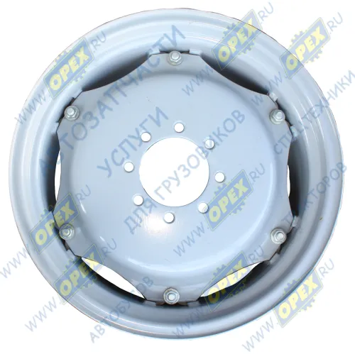 W10х24-3101020-02 Диск колеса (8отв.) ЕТ-83 передний МТЗ-1021,1221 под шину 11.2-24/ 12.4-24 (узкорядный) с переменным вылетом БЗТДИА2