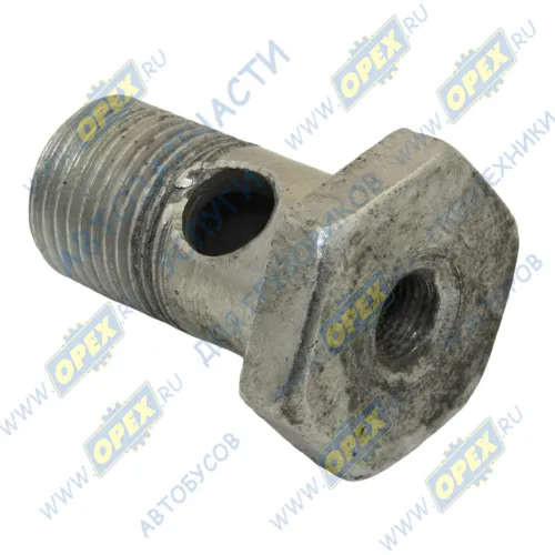 85-3407105-02 Болт-штуцер С/И G1/2” Р=38х1,814 Р=20 К=32 полый , 1отв.М10х1 ,1отв.ф9 БЗТДИА1