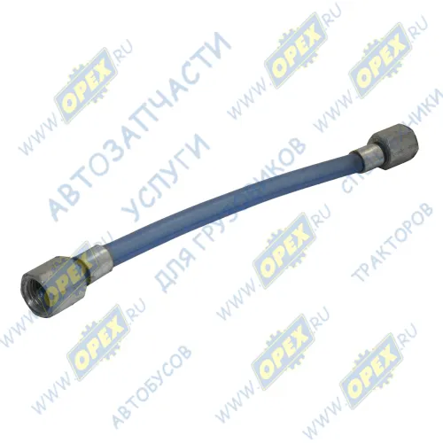 50-3407080 Трубка ПВХ ф8; L=190 Г=М12+К14/Г=М12+К14 гидроусилителя. БЗТДИА1