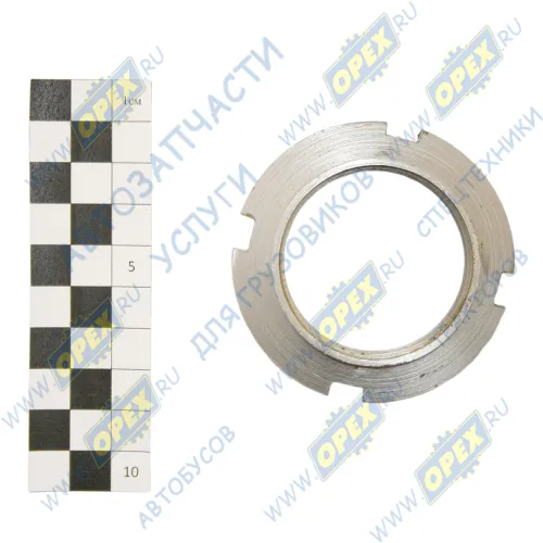 80-1701045 Гайка (круглая) ГОСТ-11871 М45х1,5 h=14 с буртиком БЗТДИА1