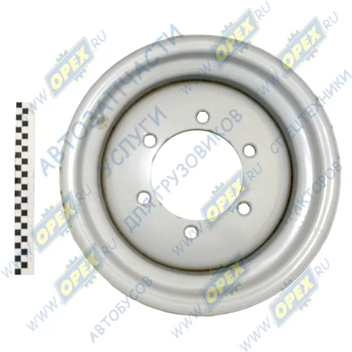 6.00Fх16-00.00.000-08 Диск колеса (6отв.) ЕТ-0 тр. прицепы 2ПТС-4, 2ПТС-6,5, бороны дисковые под шину 7.5L-16/ 9.00-16/ 10.00-16/ 185/75R16 БЗТДИА1