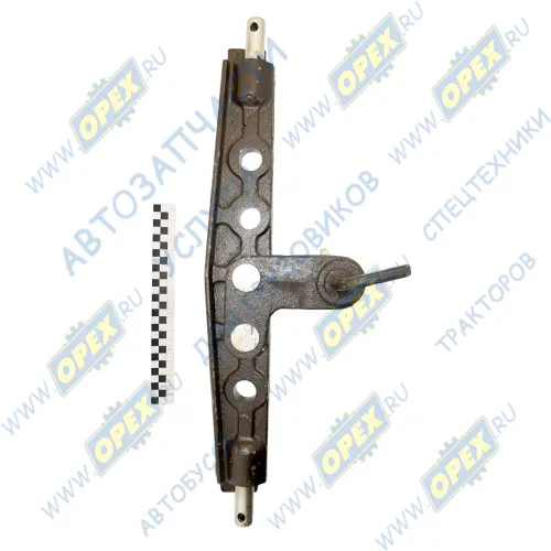 320-4605110-01 Поперечина МТЗ-320 L=740мм, палец Ф28мм в сб. (с вилкой и шкворнем); палец 28мм БЗТДИА1