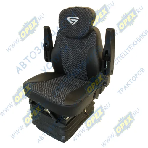 80-6800010-01 Сиденье МТЗ 696мм; 696мм,с подлокотниками и регулируемой спинкой.капровелюр, БЗТДИА