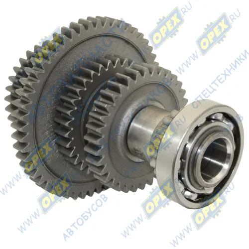 220-1701180 Вал промежуточный II (1-17) ф25,L=240,c шестер.и подш.в сб. БЗТДИА1