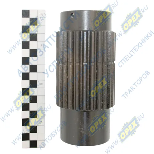 320-4202021 Вал отбора мощности, ф60 L=150, наруж.шлиц= 26/внутр.шлиц=18, проходной БЗТДИА