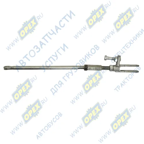 220-3507050 Тяга тормоза стояночного-запосного МТЗ ф12; в сборе (с вилкой) L=490 регулируемая МТЗ-320 БЗТДИА1