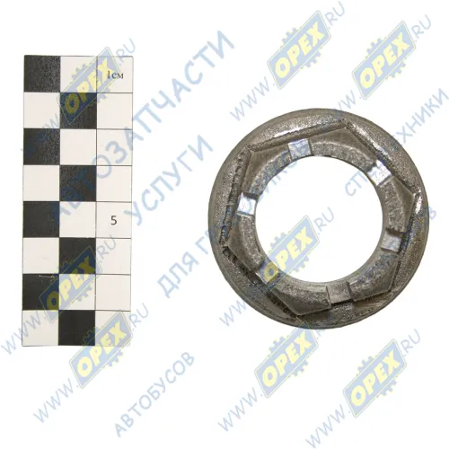50-1701253-01 Гайка С/И М36х1,5 h=25 К=46 корончатая, фланцевая, вторичного вала БЗТДИА1