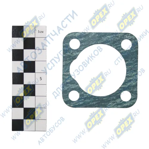 220-1702055-А Прокладка квадрат. 65х65; фвнутр=45; 4отв.ф9, кронштейна рычага рулевого БЗТДИА