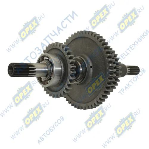 220-1701190 Вал выходной (21-31) ф30,L=360 c шестер.и подш.в сб. БЗТДИА