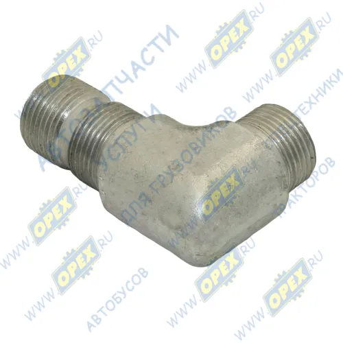 40-3405061-А Фитинг Угольник Рнаруж=М20х1,5 Р=15/М20х1,5 Р=30 L=40х60 поворотный БЗТДИА2
