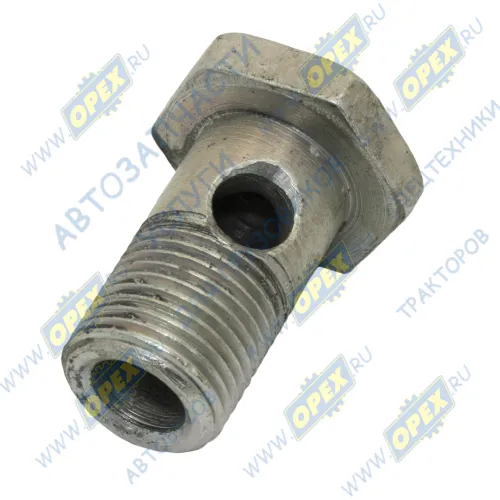 85-3407105-02 Болт-штуцер С/И G1/2” Р=38х1,814 Р=20 К=32 полый , 1отв.М10х1 ,1отв.ф9 БЗТДИА2