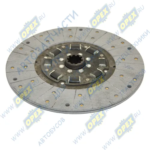 245-1601130 Диск сцепления ведомый ф340; dпос=38; hступ=30; Зубренок 4370-1601130 БЗТДИА