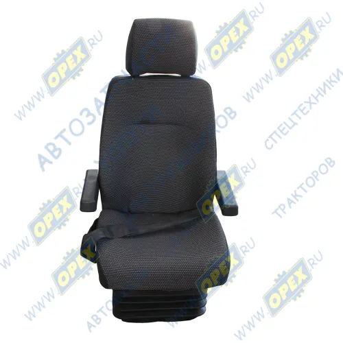 80К-6800010-02 Сиденье (с подлокотниками,подголовником, ремнем без-ти); 1044мм,капровелюр БЗТДИА2