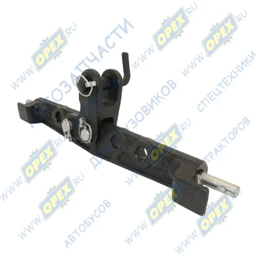 320-4605110 Поперечина МТЗ-320 L=740мм, палец Ф22мм в сб. (с вилкой и шкворнем) БЗТДИА