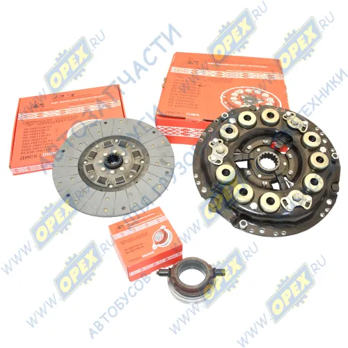 80-1601090/1130/1180 Комплект сцепления МТЗ-80,82 рычажный; корзина,диск,отводка БЗТДИА