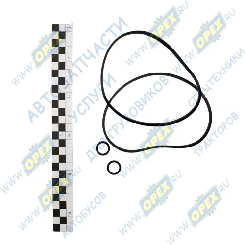 740.1012083/85-10 РМК масляного фильтра Камаз ЕВРО (7406-1012083 + 7406.1012086)(2позиции, 4детали); (РТИ) черный БРТ1