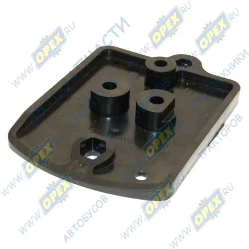 437143-1108062 Переходник педали газа МАЗ ПВХ 145х105; 2отв.ф6/4отв.ф9 БРТ