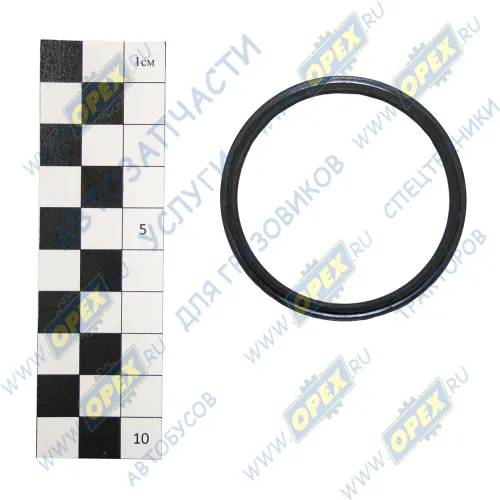 64221-3001026 Кольцо (РТИ) квадр.сеч. ф50х58х5 с буртиком, подшипника опорного шкворня БРТ1
