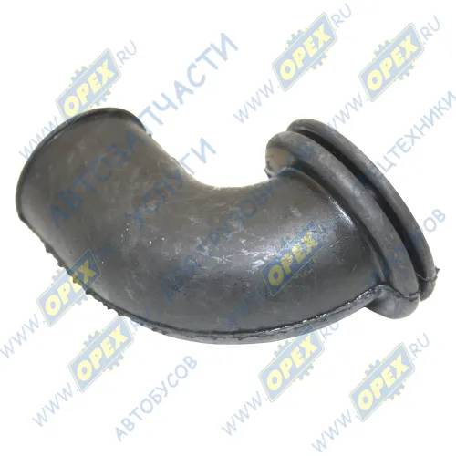 64221-5208066 Шланг (патрубок) кривой (1 изг.) ф30х40 L=120 с буртом ф53 бачка омывателя МАЗ БРТ