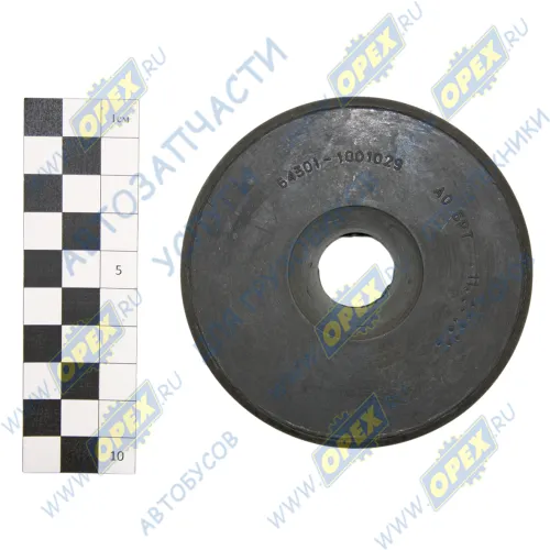 64301-1001029 Подушка двигателя МАЗ передняя верхняя (резина, круг) (ф30х95 h=35, РТИ) БРТ1