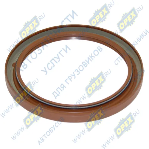 7406.1005160-01 Сальник (манжета) левого вращения 120х150х12 коленвала С/И; 120х150х12 (с пружиной) БРТИ