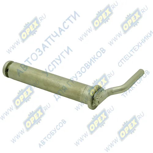 822-4605070 Шкворень (сталь) ф30 L=180 с проточкой и 1отв. под шплинт ВЗТЗЧ1