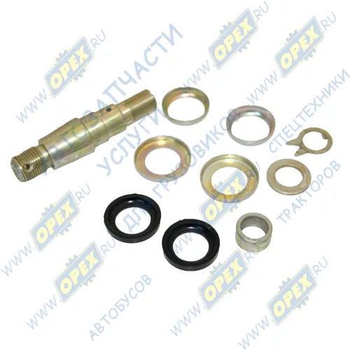 102-3405103 ЗИ Палец рулевого гидроцилиндра Ц50 L=130 Р=М20х1,5/ М24х2 под ШС25 в сборе; (в сборе) крепл-я рулевого цилиндра МТЗ-1221 ВЗТЗЧ