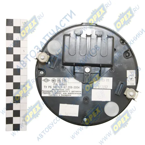 ПА8090 Спидометр электронный круглый ф150; шкала 0-120 км/ч, КАМАЗ,ПАЗ (24 В) без датчика скорости и без жгута ВЗЭП1