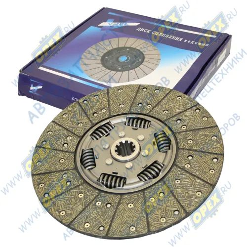 381878006092 Диск сцепления ведомый ф362 шлиц=10 фшлица=38х6 hступ=40 ПАЗ Вектор Некст,ГАЗон Некст (дв.ЯМЗ-534) усиленная ступица; 1878006092 Виктория-НН