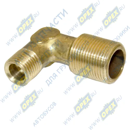 402741-01 Фитинг Угольник Рнаруж=М16х1,5/М22х1,5 L=49х38 тормоза МАЗ ВИПРА1